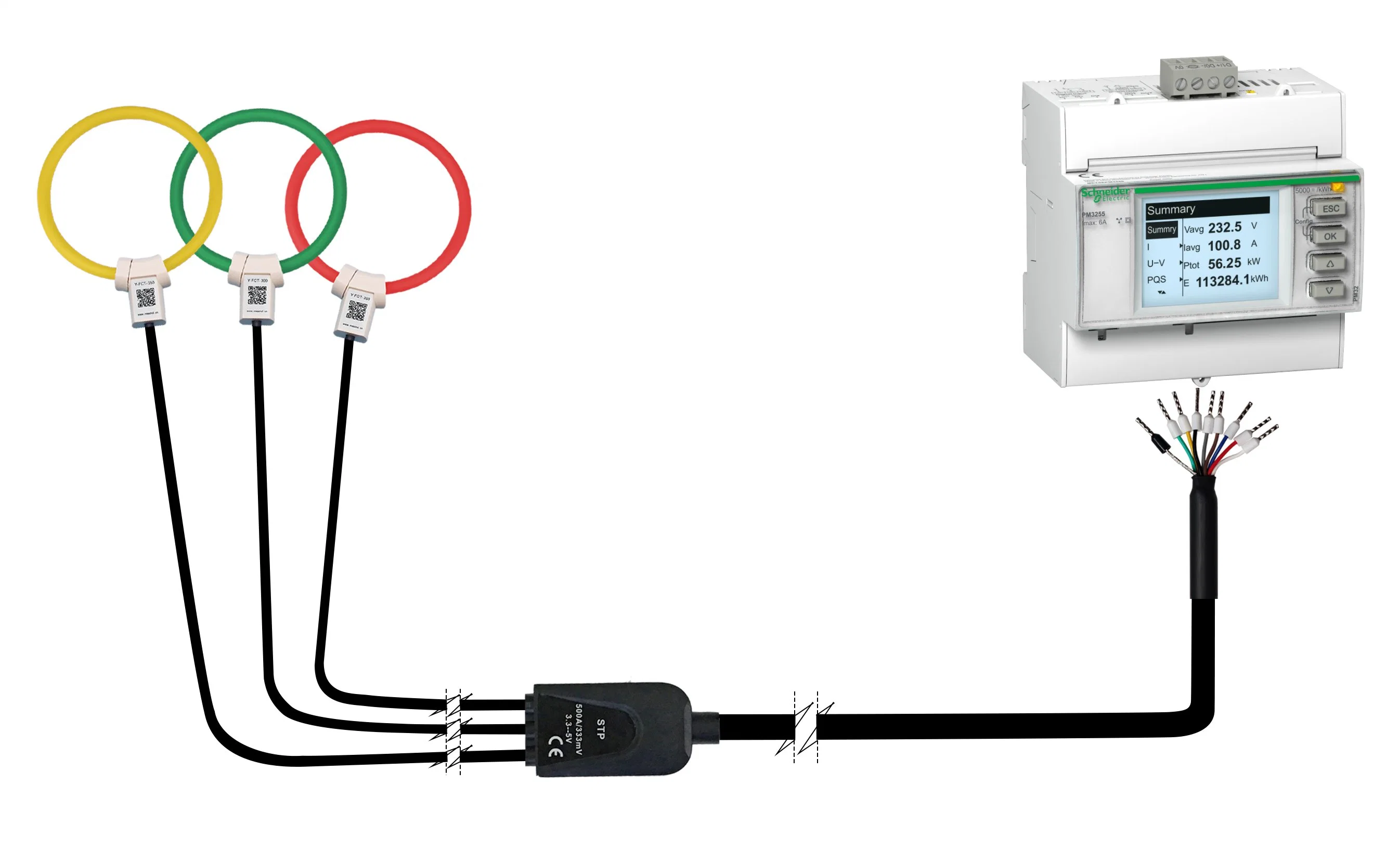 2021 Top Sale STP 3 in 1 Flexible Rogowski Coil 333mv Current Probe