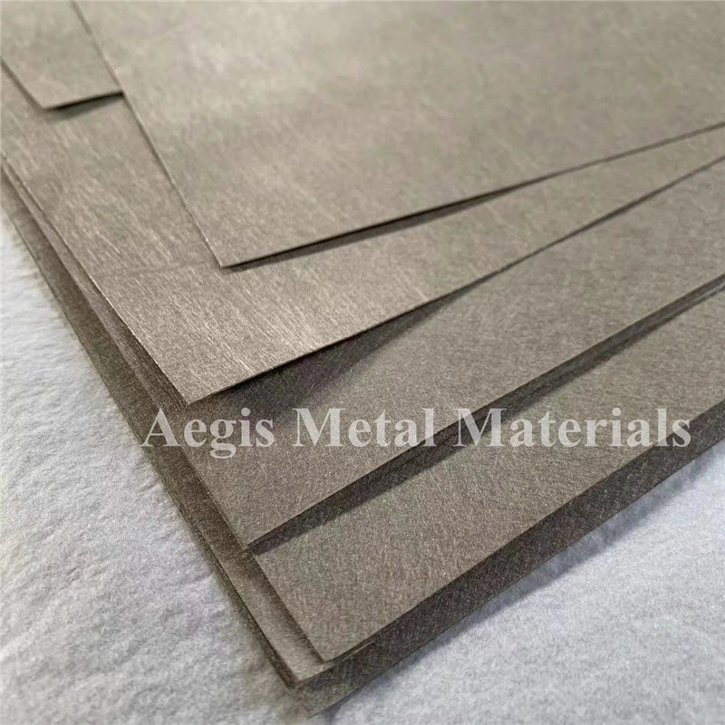 Fuel Cell Gas Diffusion Layer Titanium Felt Ti Fiber Felt for Water Electrolyzer