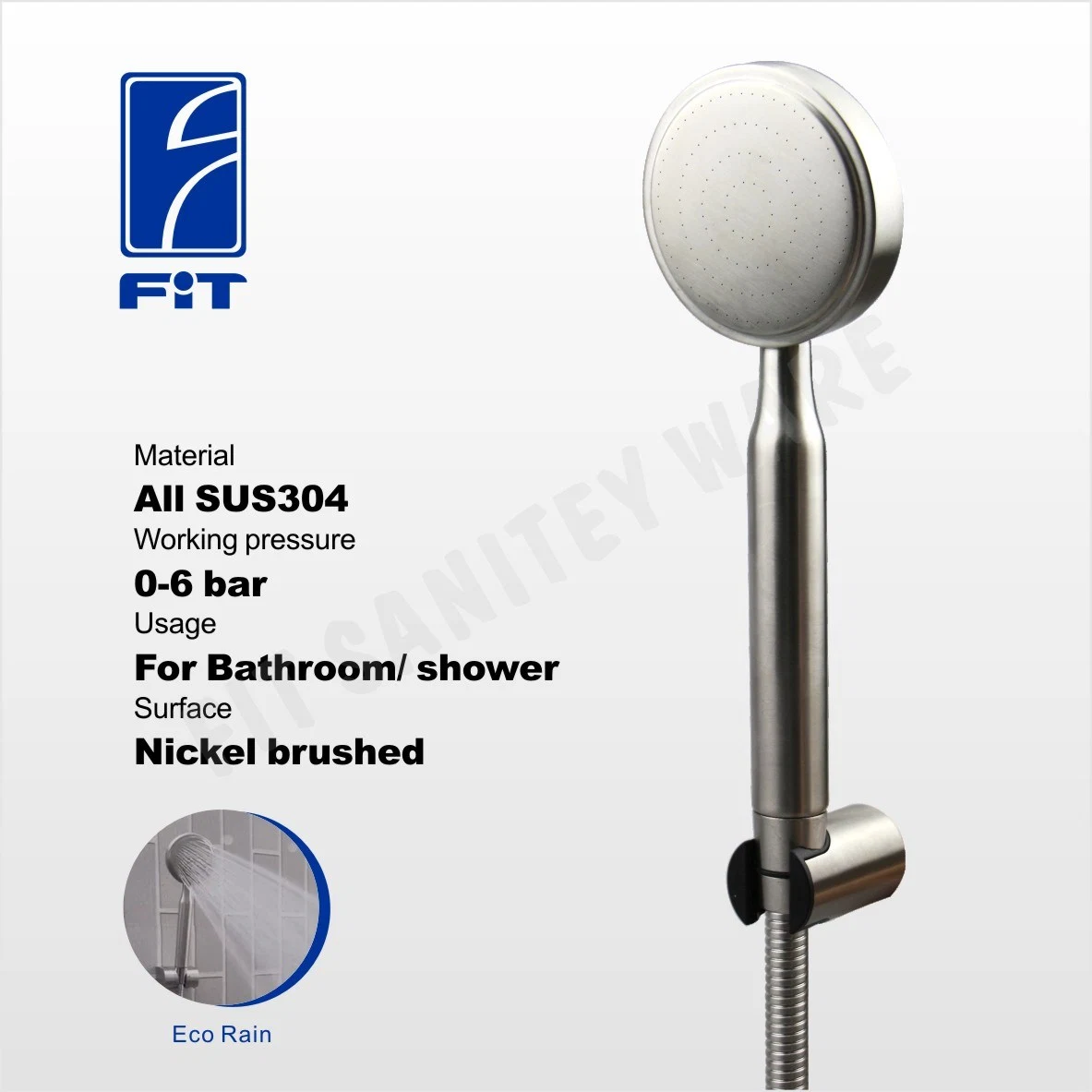 High quality/High cost performance  Bathroom Shower Head Set Shower Rail Set (NS1101)