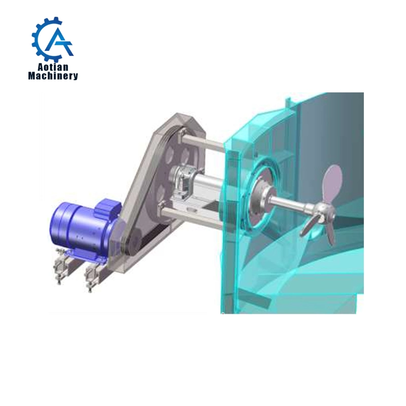 Industrial Square Paper Pulp Agitator Mixer Propeller