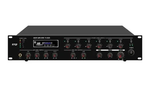 PA System Mixer Amplifier 6 Zone 500W