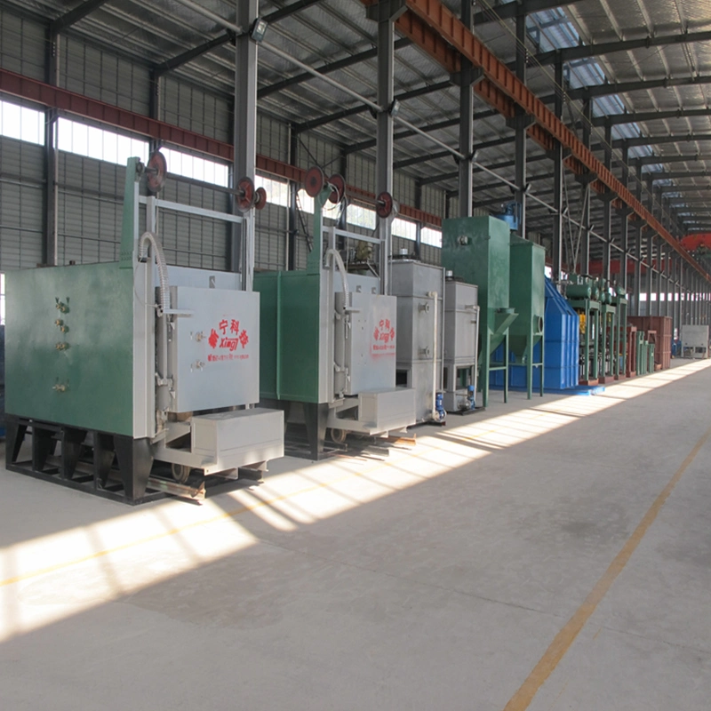 All Fiber Trolley Electrical Resistance Heating Treatment Furnace Ninguo