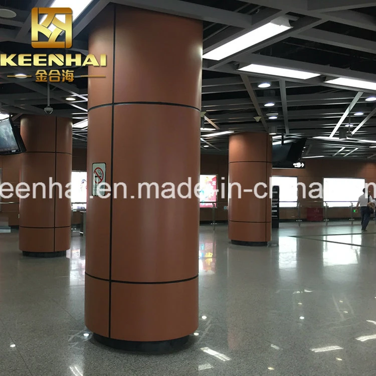 Decorative Architectural Metal Column Covers Cladding