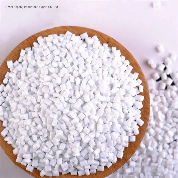 Reinforced Plastic Pellets White Color Food Grade Pet Alloy Resin Granules