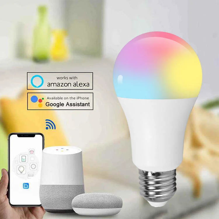 Excel Digital Smart Life Dimmable WiFi LED Bulb 7W 9W 10W E27 B22 RGBW Light Bulb WiFi Smart Bulb