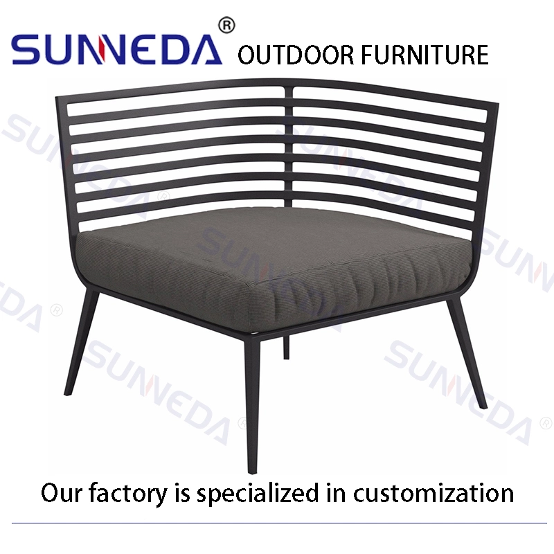 Backyard Courtyard Aluminum Top Grade Luxury Waterproof Park Countryside Resort Coastal Furniture