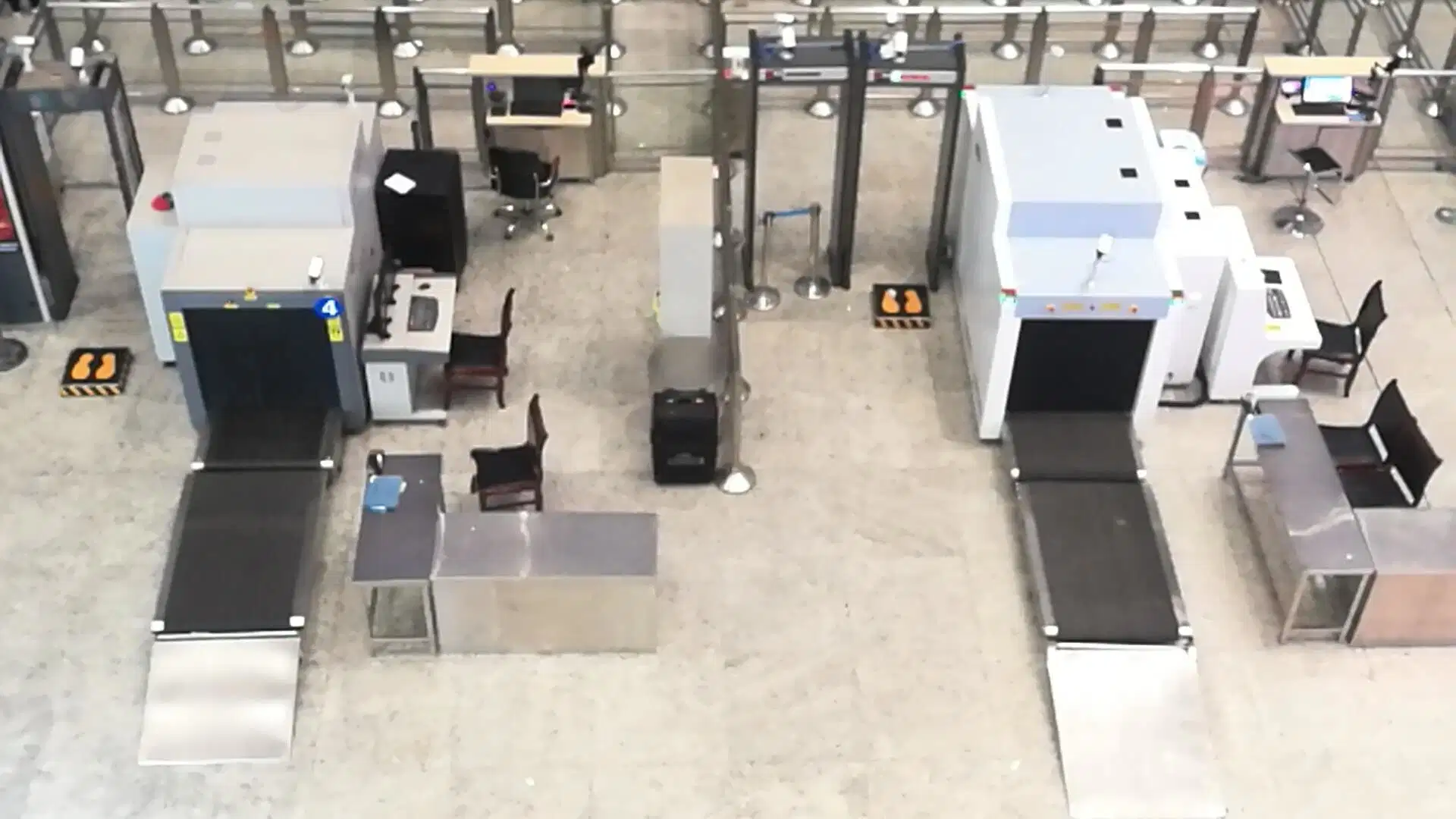 X-ray Baggage Scanner Dual View Airport X-ray Security Scanning Inspection Machine with Two Generators