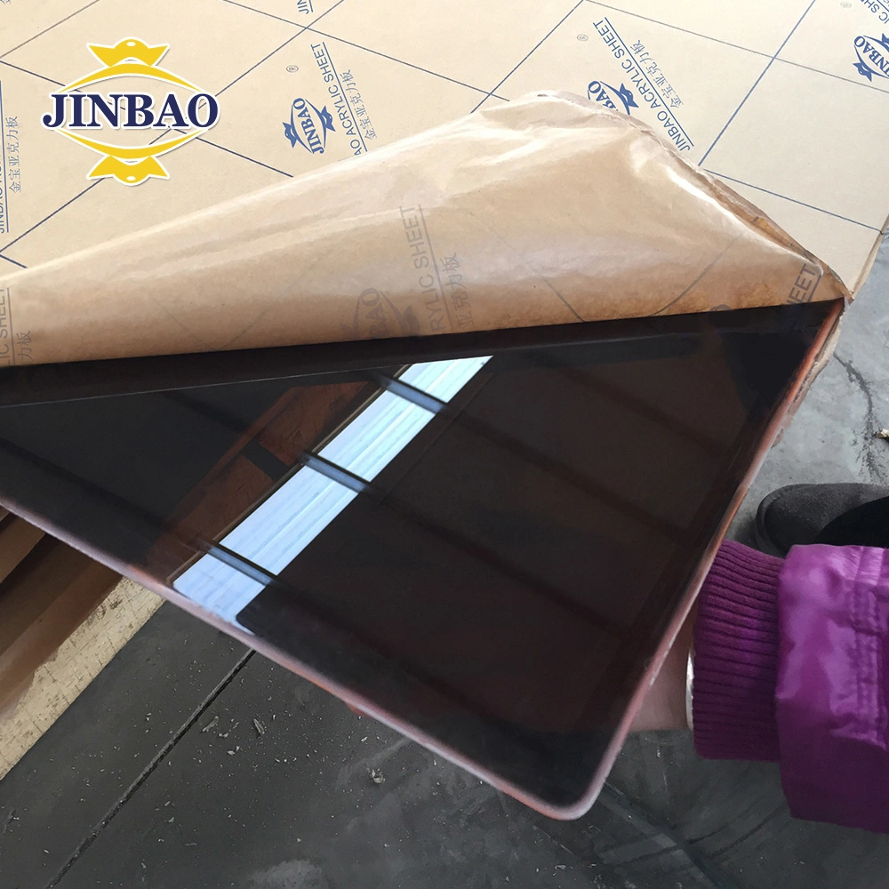 Jinbao Advertising LED Display Use Transparent Cast Acrylic Sheet 4mm 6mm Plexiglass