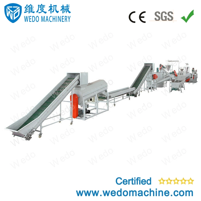 High Output Wasted Pet Bottle Flakes Application to Plant Pet Bottle Recycling Machine