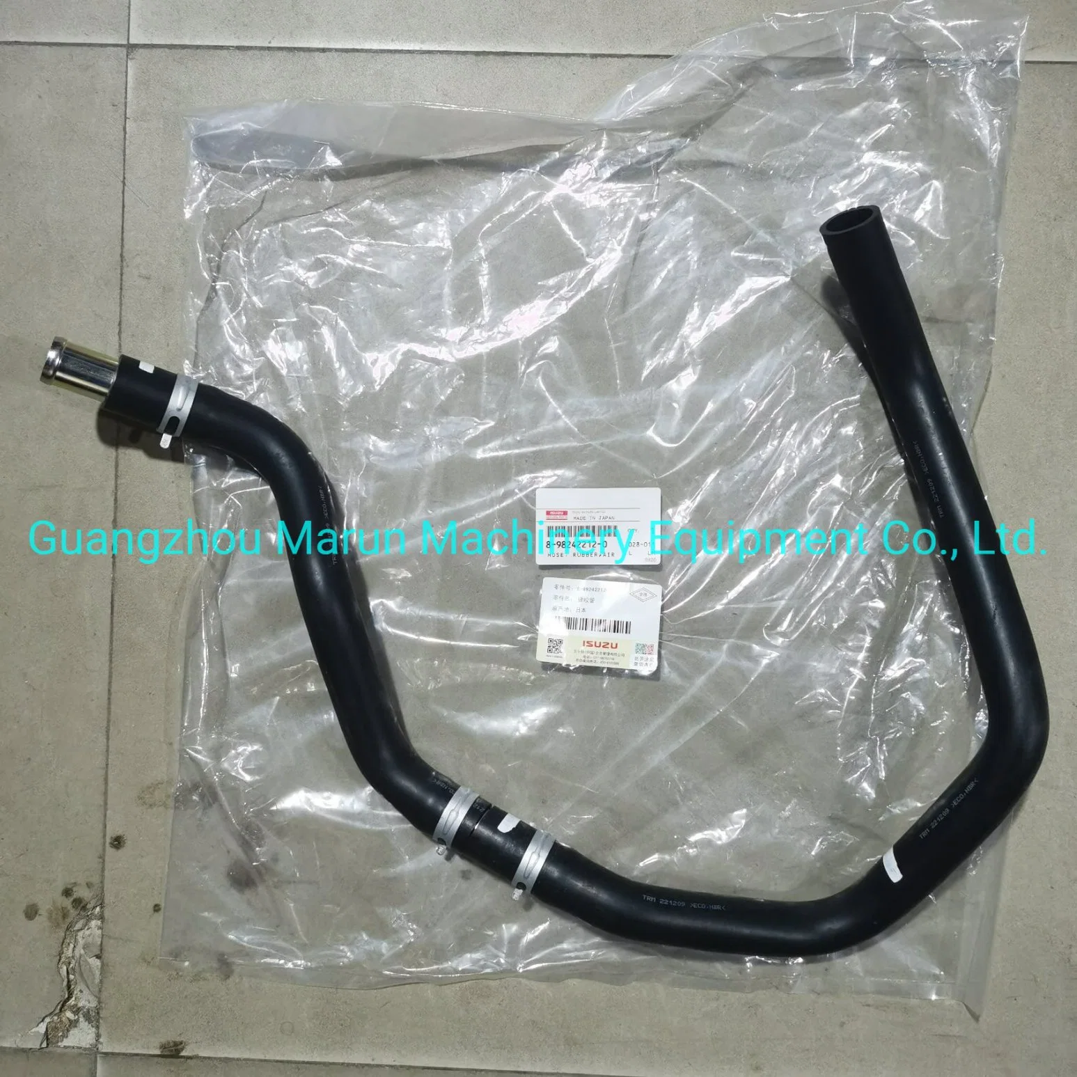 Made in Japan Genuine Engine Parts 8-98242212-0 Air Rubber Hose for 6HK1 Engine Spaer Parts Zx330-5A Machine Model