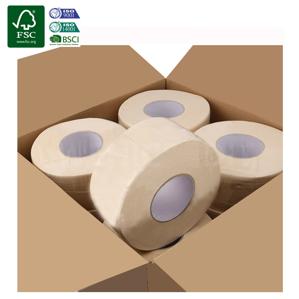 Virgin Wood Pulp Commercial Jumbo Roll Toilet Tissue Paper