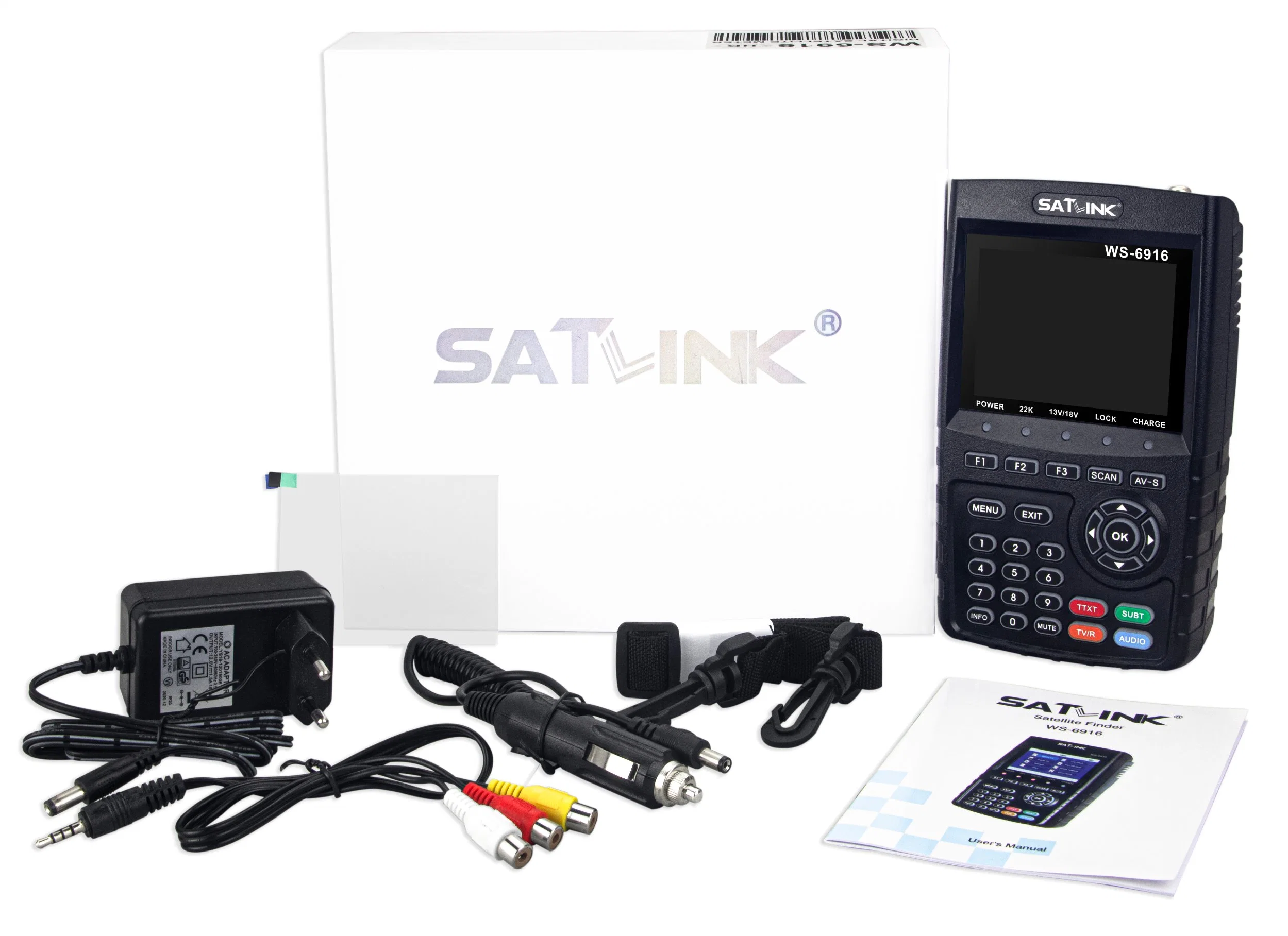 Ws-6916 DVB-S/S2 HD Satellite Finder Venta caliente