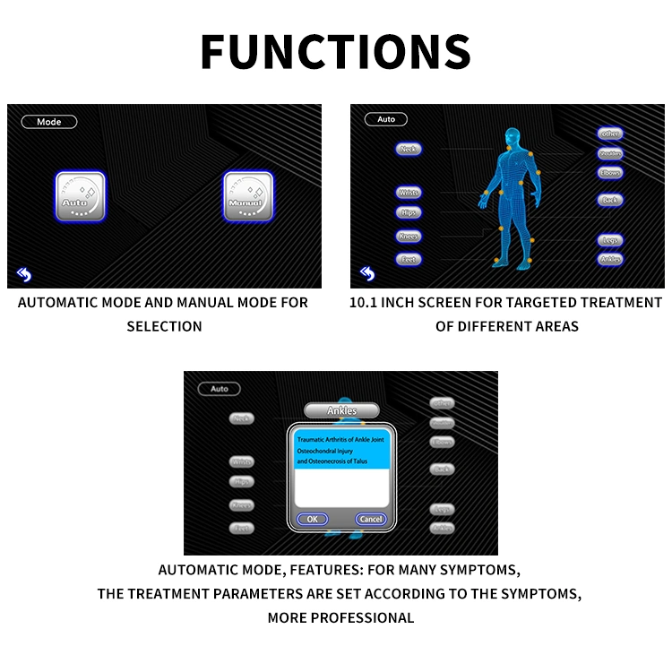 2023 Terapia física de tendências ED Shockwave Beleza Máquina Body Shaping Sistema para Enhanced Body Tone and Texture (Tom e textura corporal melhorados)