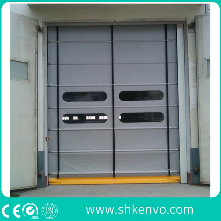 Industrial Large High Speed Fabric Folding up Doors for Factory