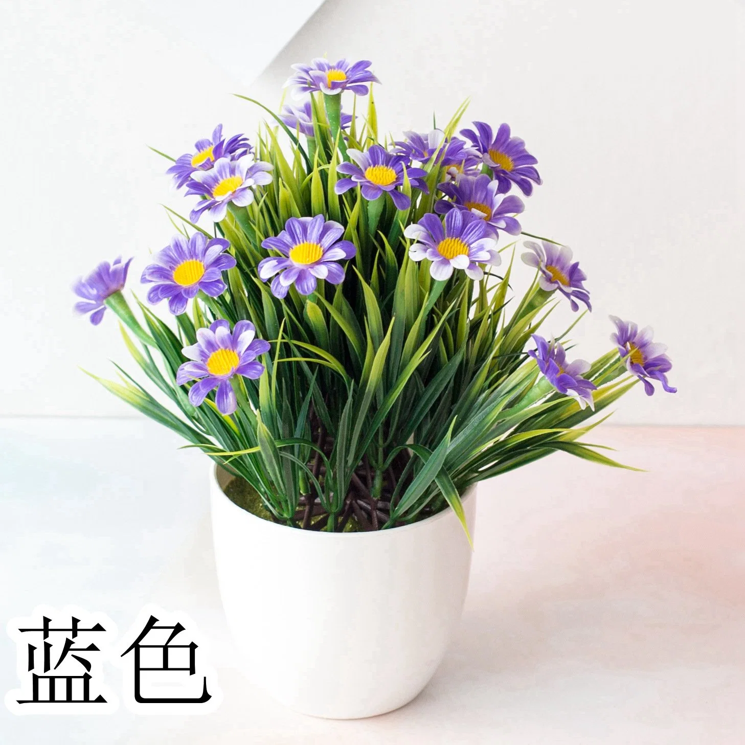 Wedding Arrangements Potted Artificial Flowers Real Touch Flowers in Pot for Home Decoration