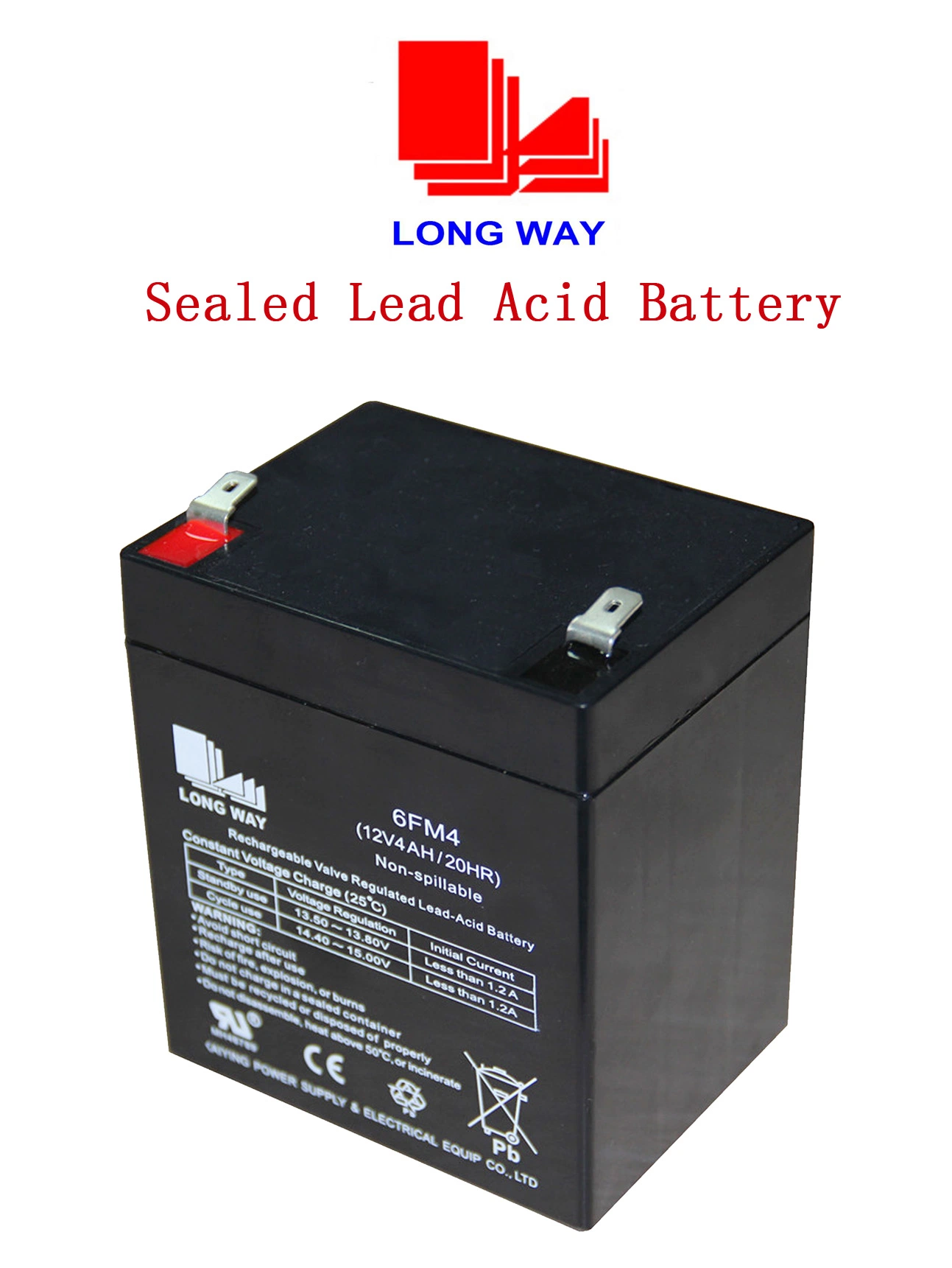 12V4ah Rechargeable Battery Lead Acid Battery Maintenance-Free Battery