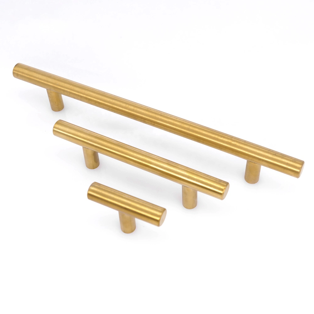 Drawer Long Lever Pull T Bar Hollow Stainless Steel Cabinet Handle