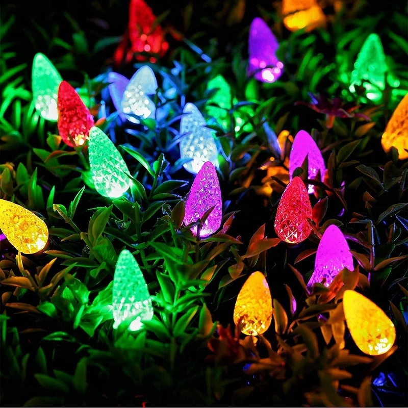 Warm White LED Strawberry Light Waterproof Christmas Tree Decoration Light String