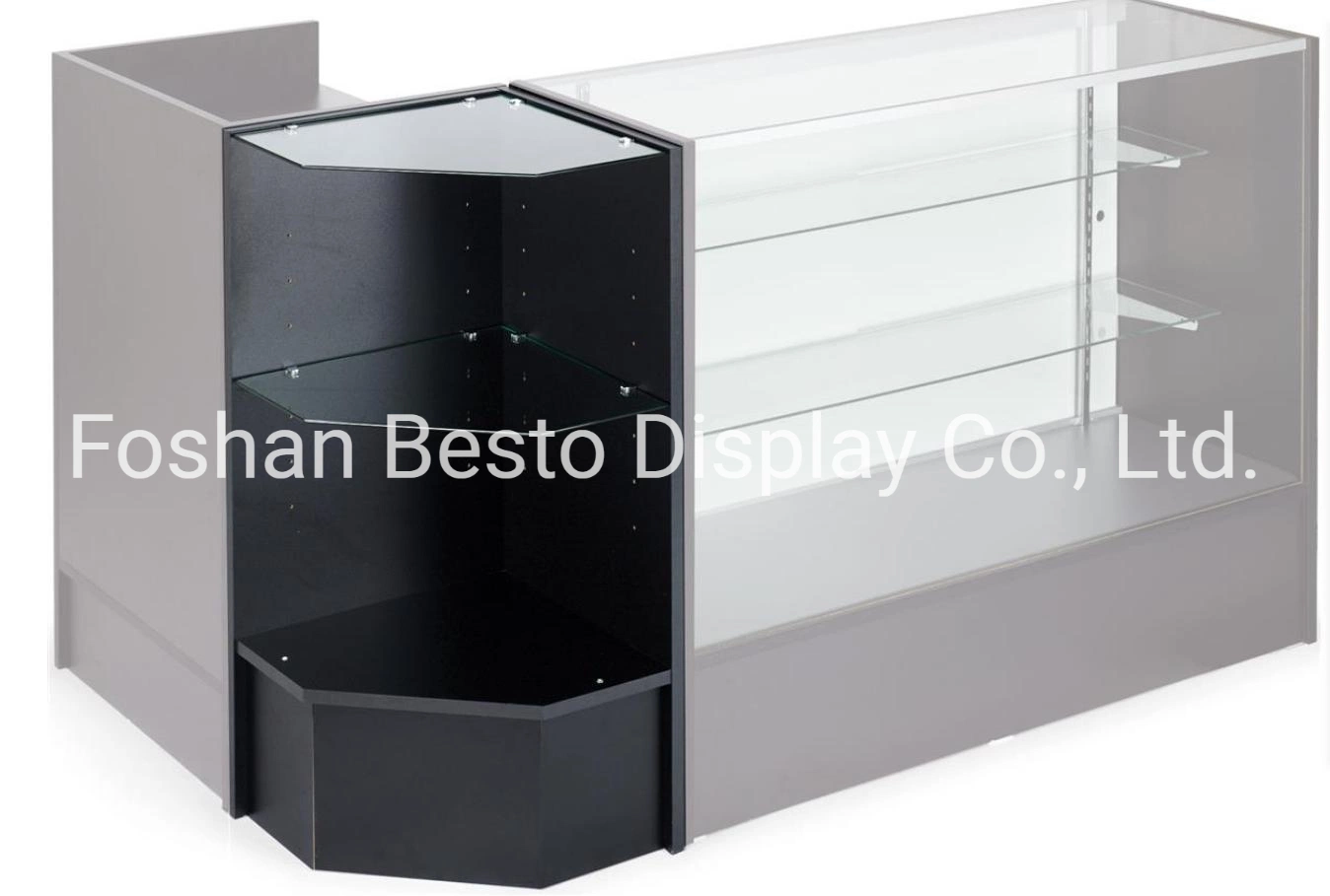 Retail Display Counter Glass Showcase Display Case for Vape Store, Smoke Store, Retail Store, Jewelry Displa, Electronics Store, Clothes Store, Shoes Store.