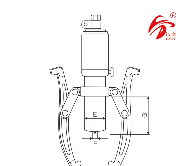 10 Ton Hydraulic Gear Puller Tool Kit (ZYL-10)