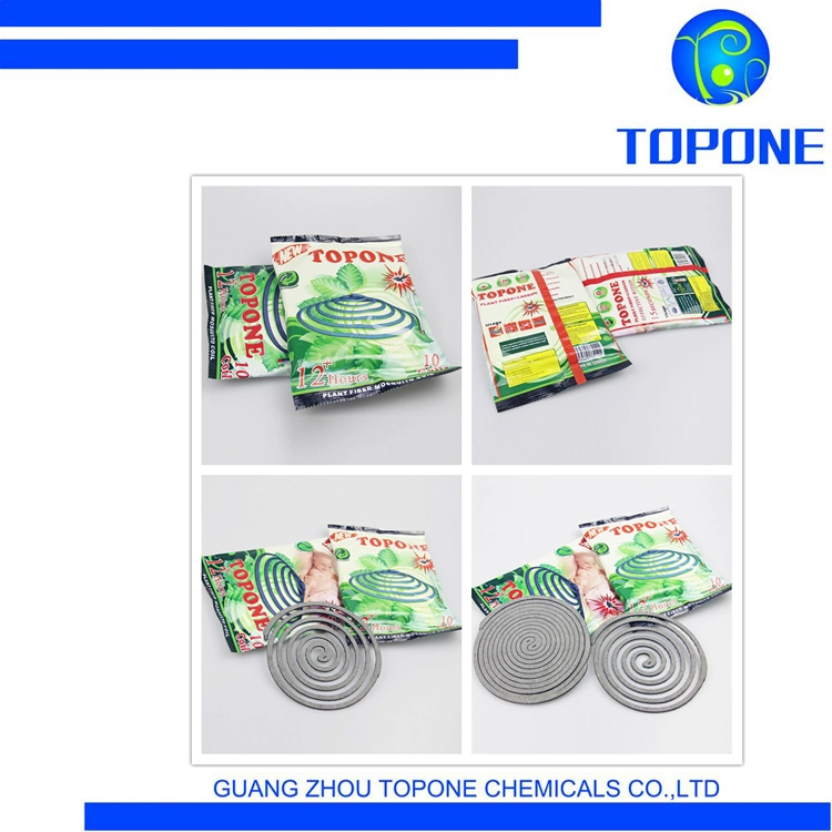 Topone White Version Insektizid Chemikalien OEM Moskitoabweisende Spule