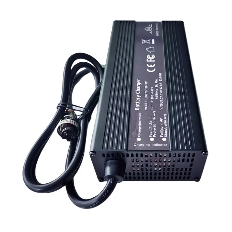 Venda directa de fábrica carregador CC 14,4 V 14,6 V 25A 600 W para bateria 4s 12V 12,8 V LiFePO4 com PFC