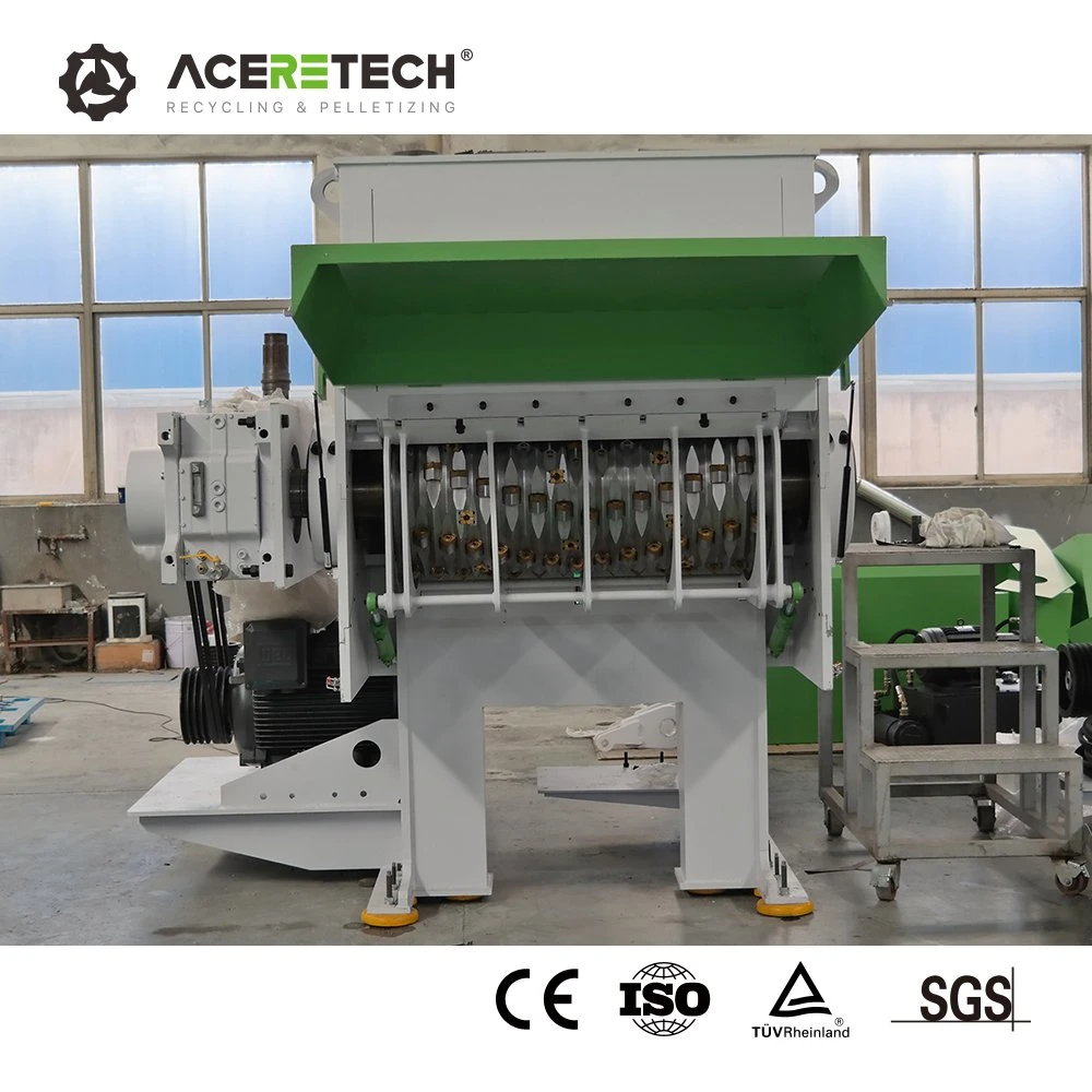 Aceretech Free Accessories Wood Pallet Single Shaft Used Plastic Shredder Granulators