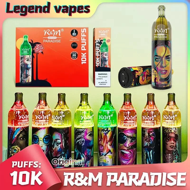 Powerful Vapes Wholesale/Supplier I Vape R&M Paradise 10K Puff E Cigarette Natural Taste Disposable/Chargeable Vape