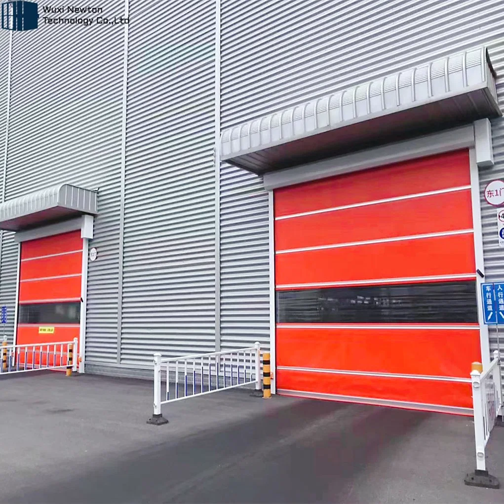 New Design Warehouse Intelligent Fast Rapid Door/High quality/High cost performance  PVC High Speed Rolling Shutters Door