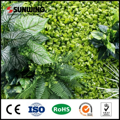 Wholesale/Supplier Decorative Artificial Green Wall Plantings with SGS Certificate