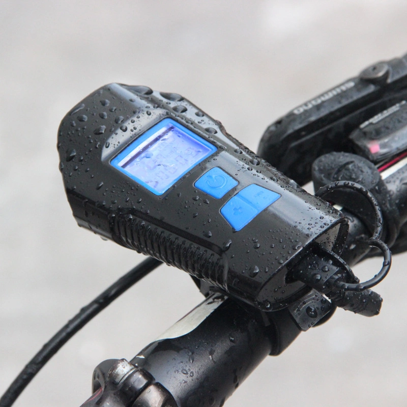 Programable por el Jefe de la rueda de bicicleta de montaña de montaje de la horquilla de parada de la noche con batería de 5000 Lumen Rack de casco LED Lane LUZ DE BICICLETA