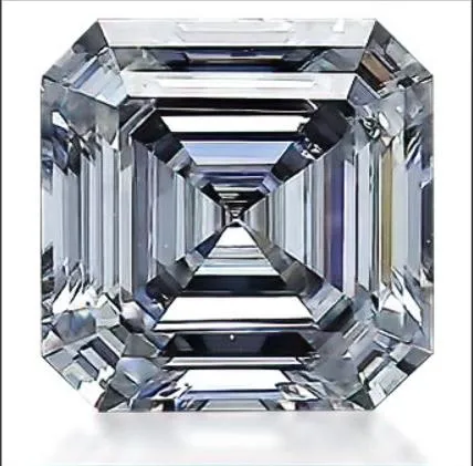 Factory Wholesale/Supplier Loose Moissanite Asscher Shape D Vvs1 with Gra Certificate