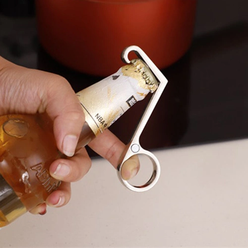 One Hand Magnetic Suction Alloy Bottle Opener