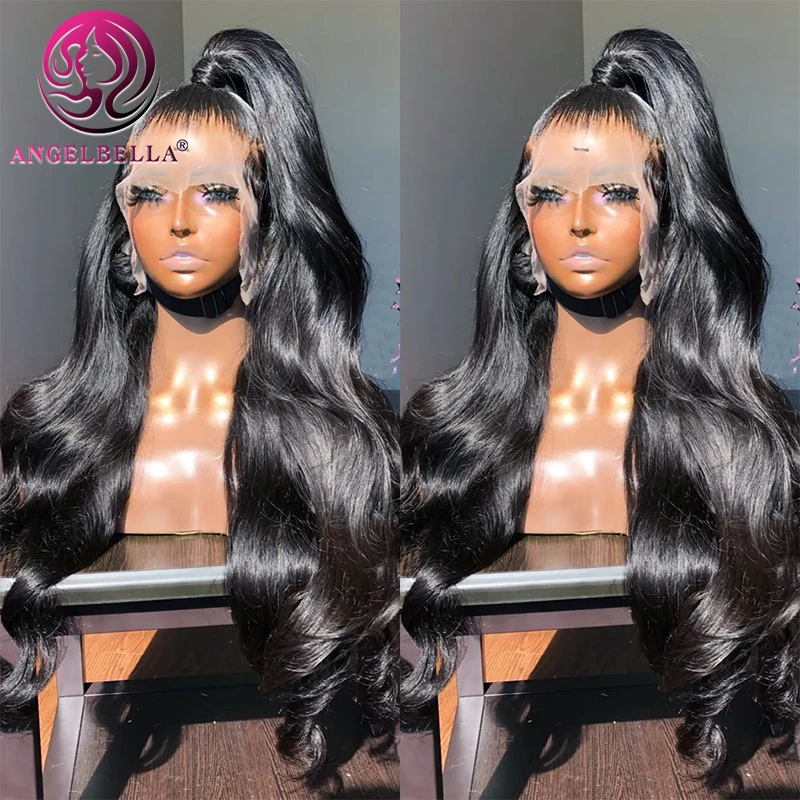 Brazilian Human Hair Wigs 360 Full Lace Wholesale/Supplier 100% Raw Virgin HD Lace Frontal Wigs Raw Virgin Body Wave Cuticle Aligned Hair