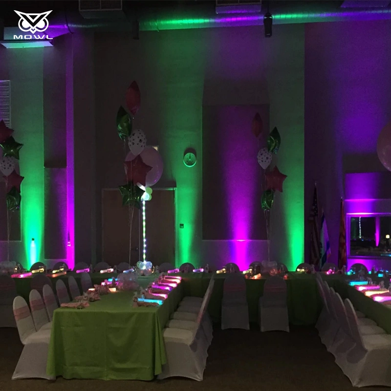 Wireless Control DMX 6*18W RGBWA+UV 6in1 Battery Powered Uplight LED PAR Lighting for Wedding DJ Party