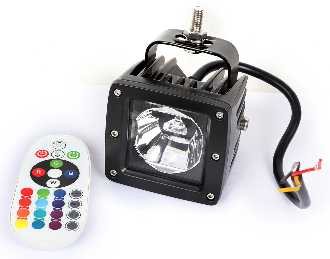 Lmusonu New 3.1 Inch 3015p RGB LED Work Light 15W