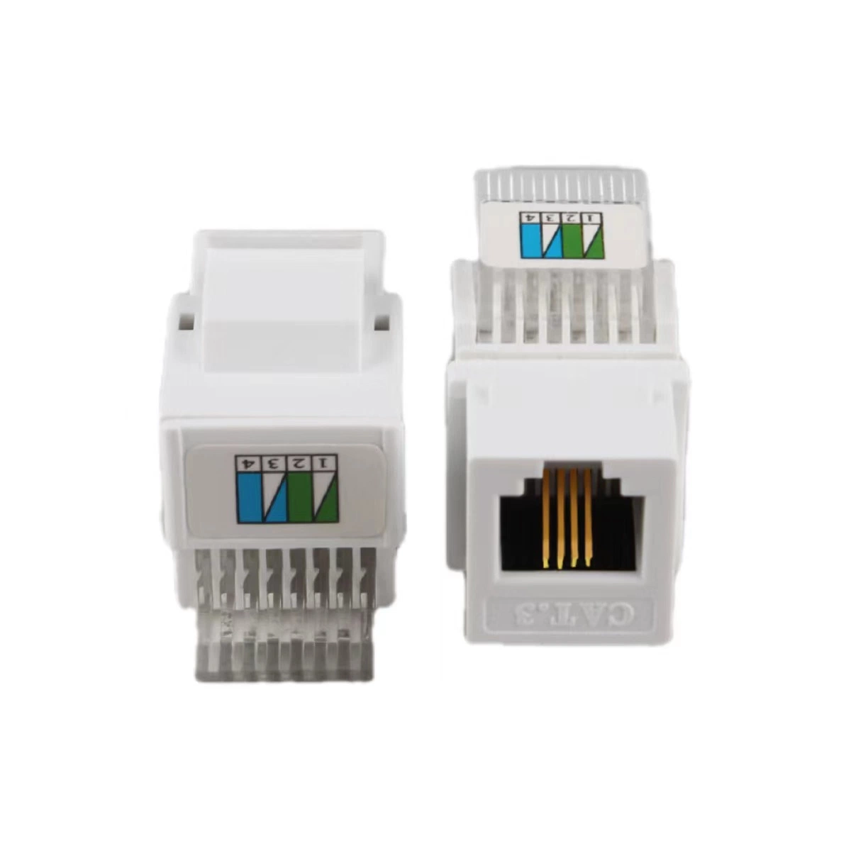 Cat3 RJ11 Teléfono Keystone Jack 4p4c Jack modular la voz del teléfono