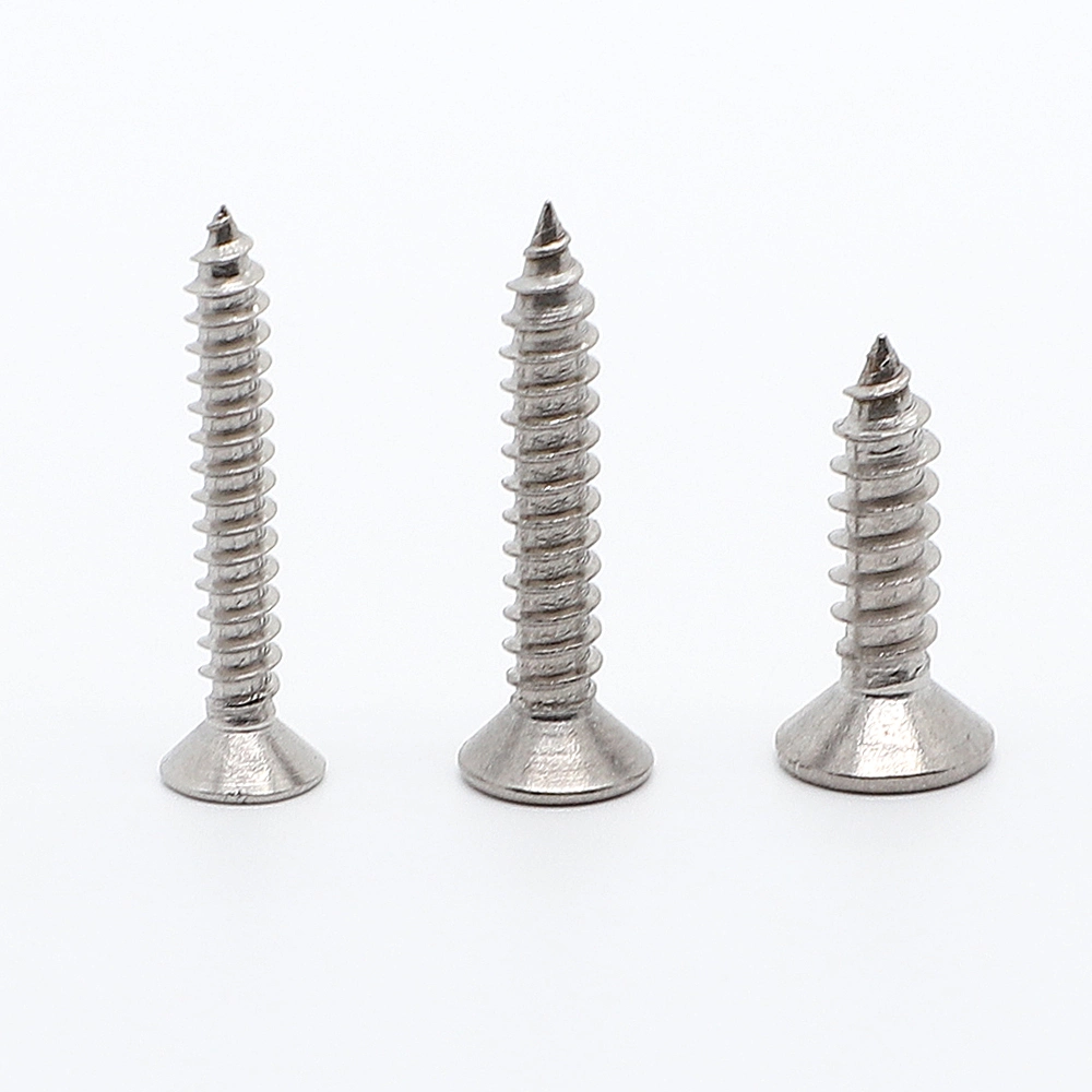 China Stainless Steel Countersunk Self Tapping Flat Head Screw