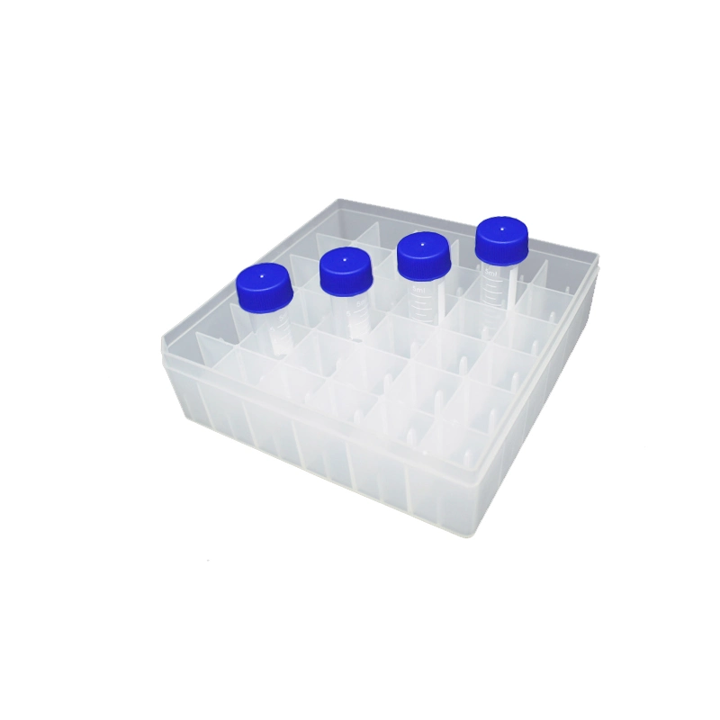 Laboratory Medical Plastic 36 Wells 5ml Freezer Cryovial Tube Box