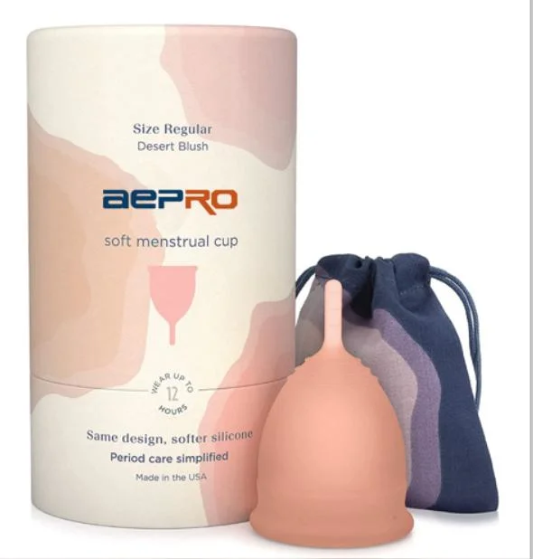 Aepro Reusable Medical Grade FDA Copa menstrual Cup para mujeres