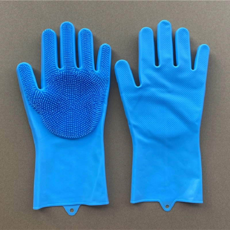 Guantes multifunción de silicona para el hogar para lavado de limpieza