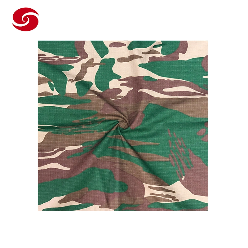 Zambia Camouflage Military Tc Ripstop Fabric for Uniform Use