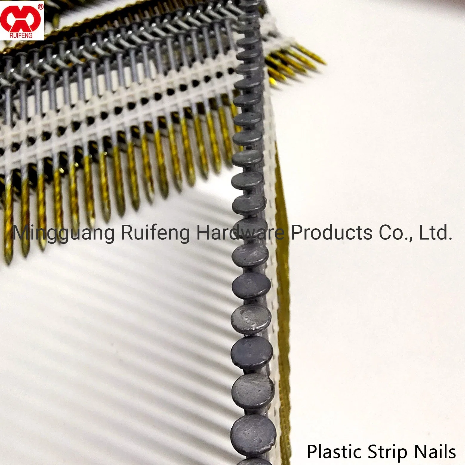 Wholesale/Supplier Supplier Stock Lot 3.1*90 Plastic Strip Collated Nails.