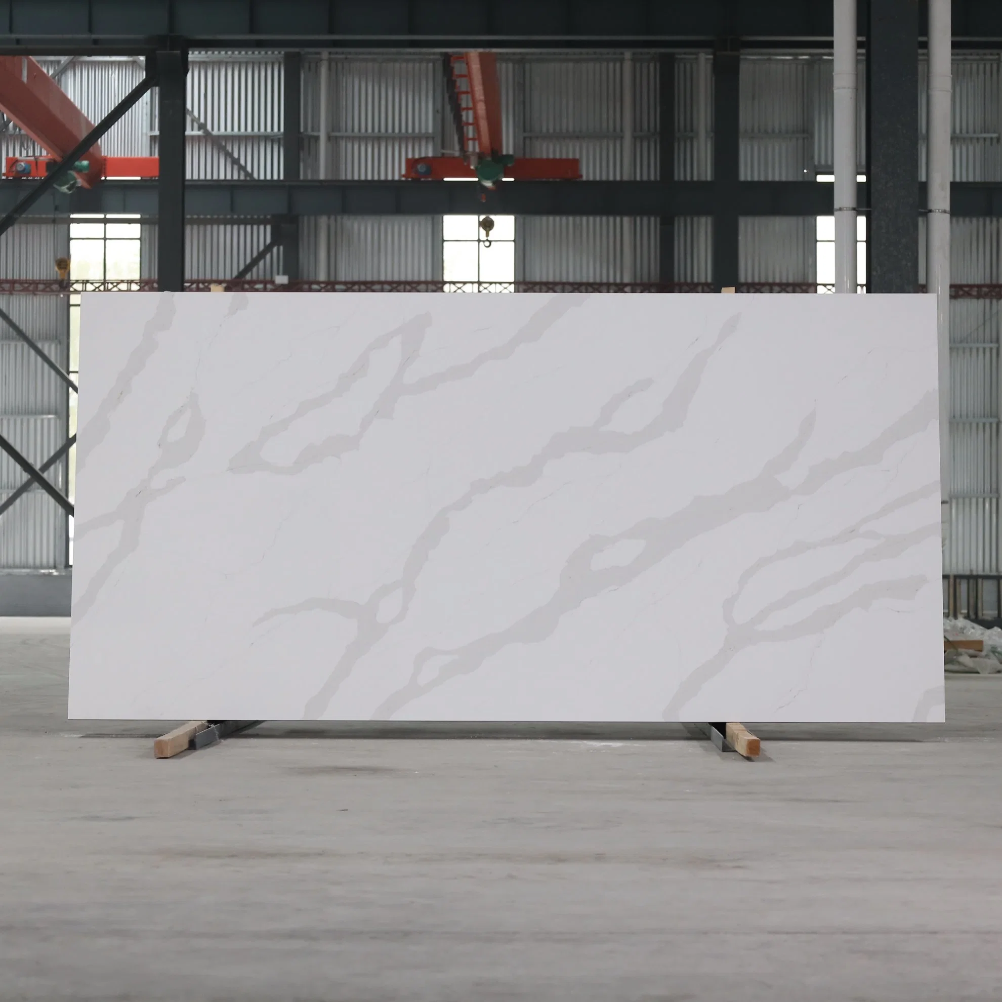 Wholesale/Supplier Prefab Solid Artificial White Quartz for Kitchen, Counter Top, Vanity Tops