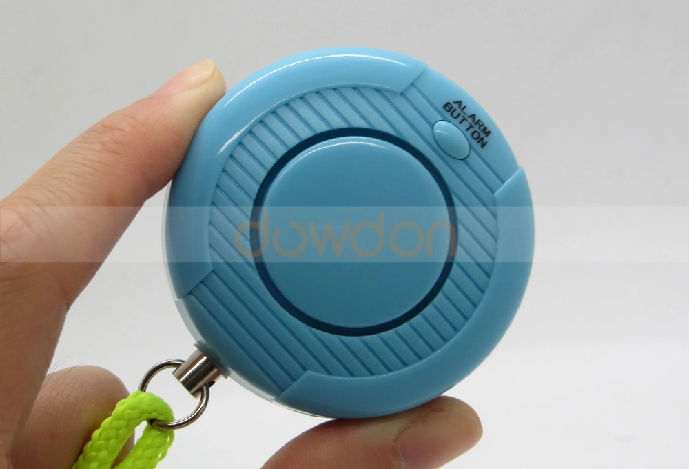 Waterproof 130dB Blue Student Emergency Personal Security Alarm with Keychain Wrist Strap