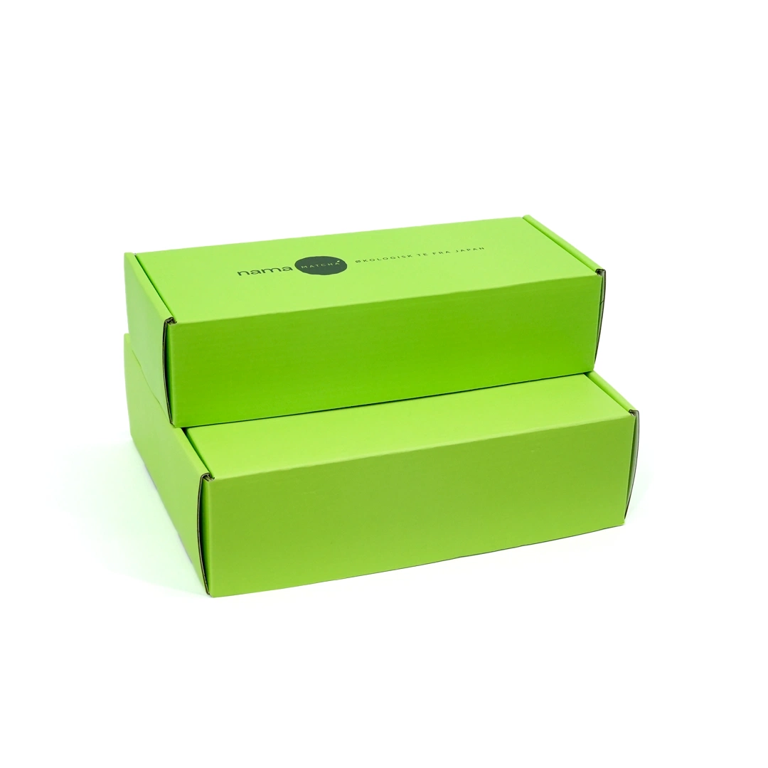 Light Green Custom Size Household Candle Gift Packaging Box with Corrugate Insert