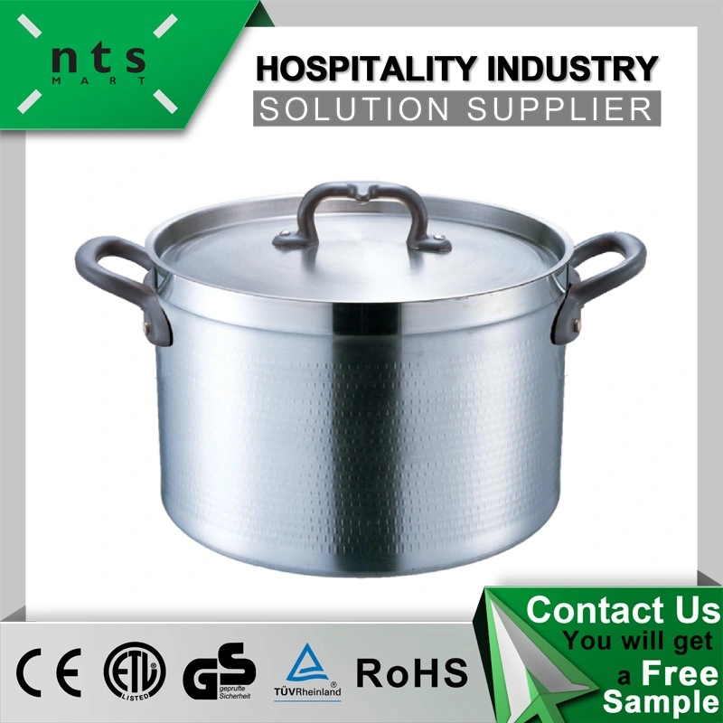 Stainless Steel Chili Sauce Making Pots Soup Pot Cooking Pots with Solid Handle