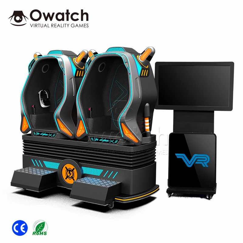 Игры для развлечения Двойные игроки 9d VR Game Machine for Shopping Торговый центр