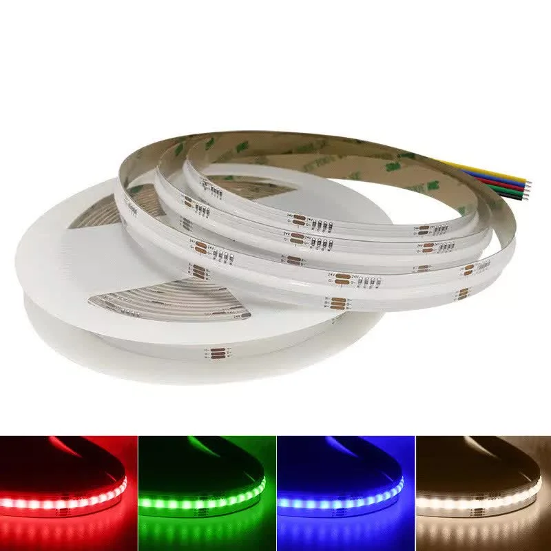 12mm COB RGBW DC24V 784 LED Color Changeable Flexible COB RGBW LED Strip RGB CCT RGBW COB Strip LED Indoor LED Tape Light COB LED Strip Light LED Light