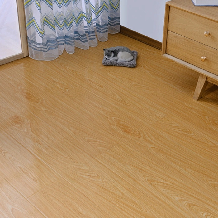 À prova de alto brilho popular piso laminado de madeira para uso interior